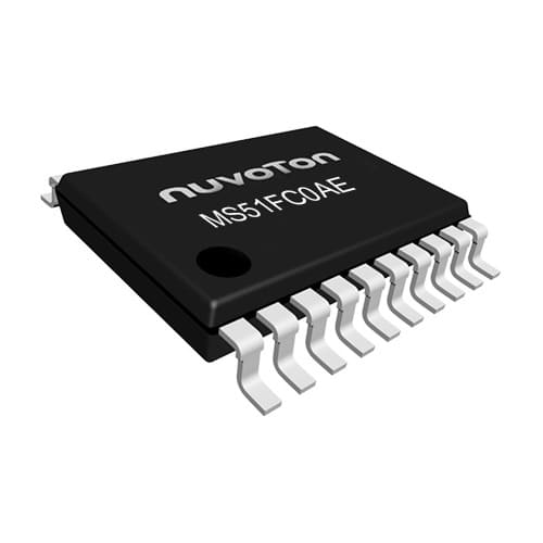 Nuvoton MS51FC0AE Microcontroller Package: TSSOP20