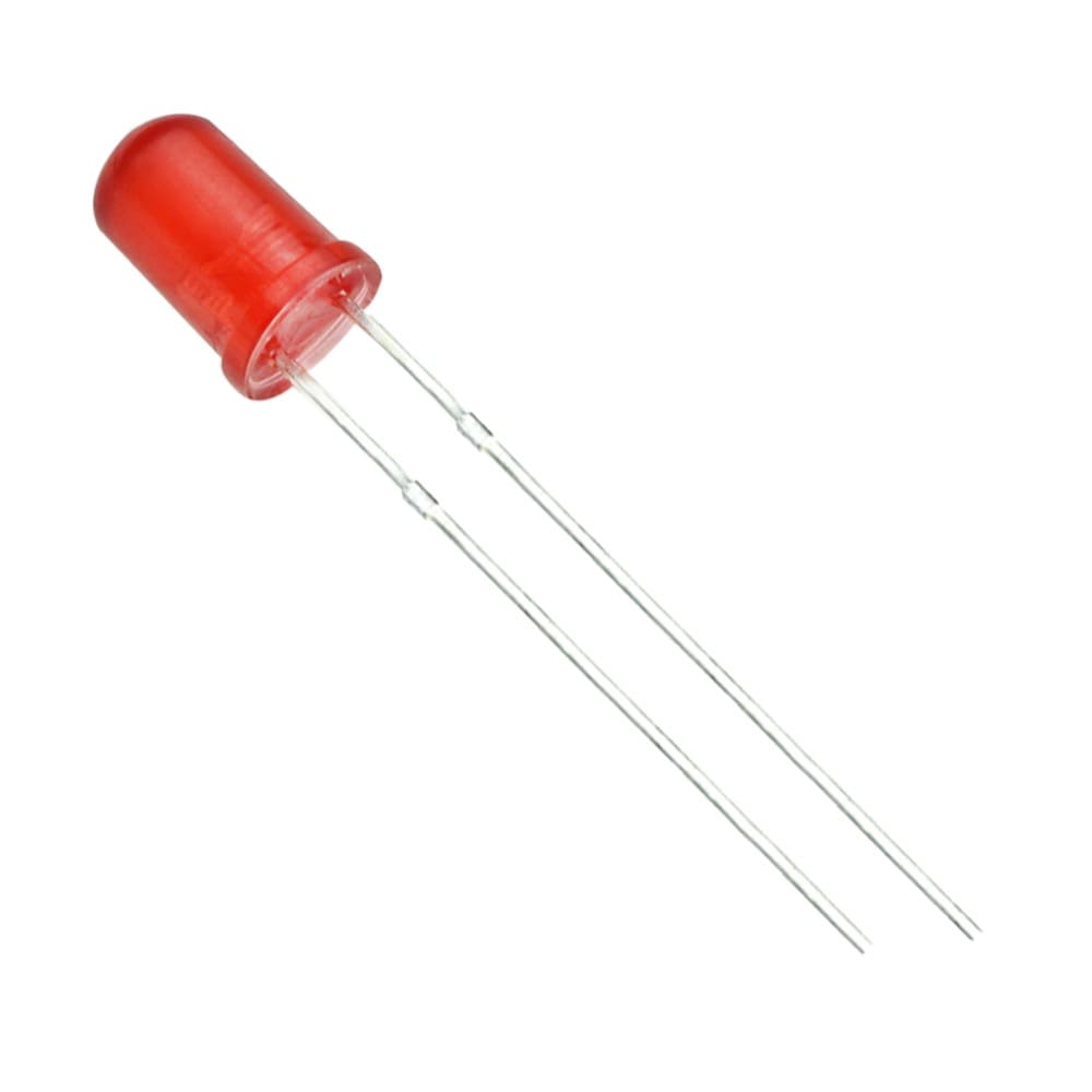 3mm Round Red LED 2Pin Through Hole Red Diffused LED