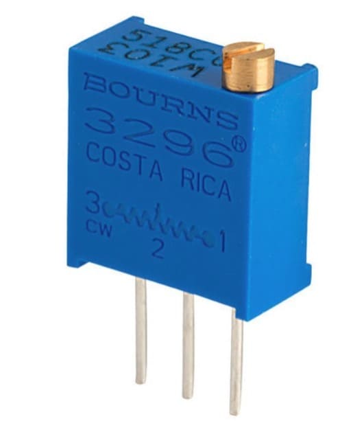 3296W-1-103 (10K Ohms) Trimmer Potentiometer (Preset)