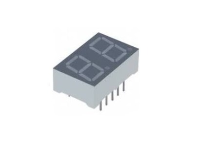 0.3 inch 2 digit Red display color 7 segment LED display COMMON ANODE