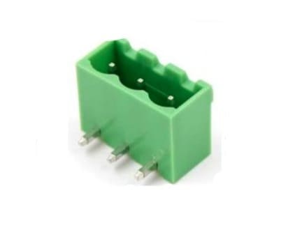 3 Pin Right Angle PCB Mount Male Terminal Block Connector 5.08mm Pitch