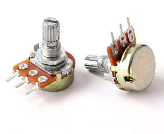 10K Ohm 3Pin 15mm Shaft Potentiometer