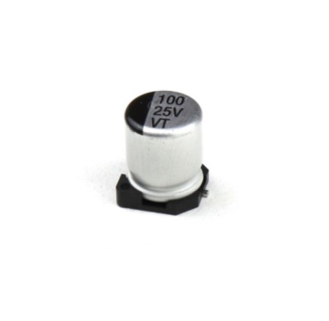 100uF 25V (SMD) Electrolytic Capacitor