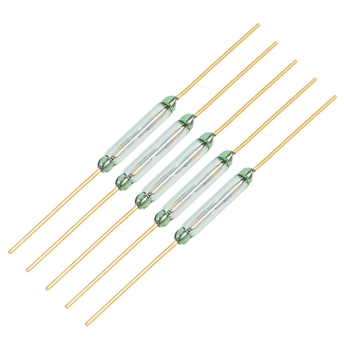 Reed Switch 2 x 14 mm Magnetic Control Switch -Normally Open Contact