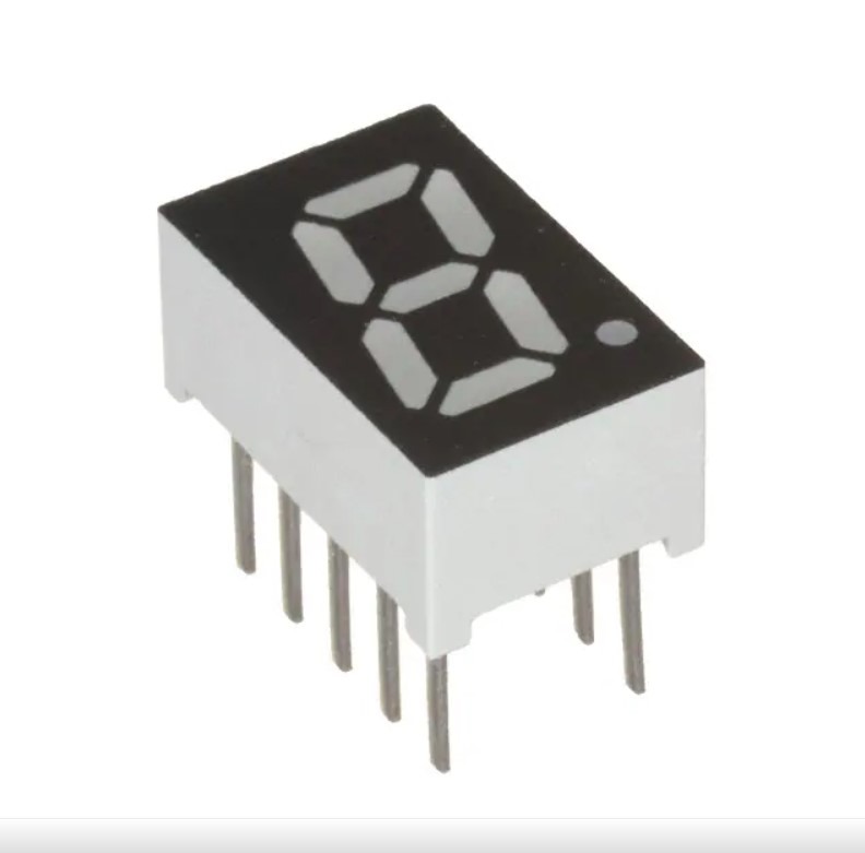 7 Segment Single Digital Display Red (Common Cathode)